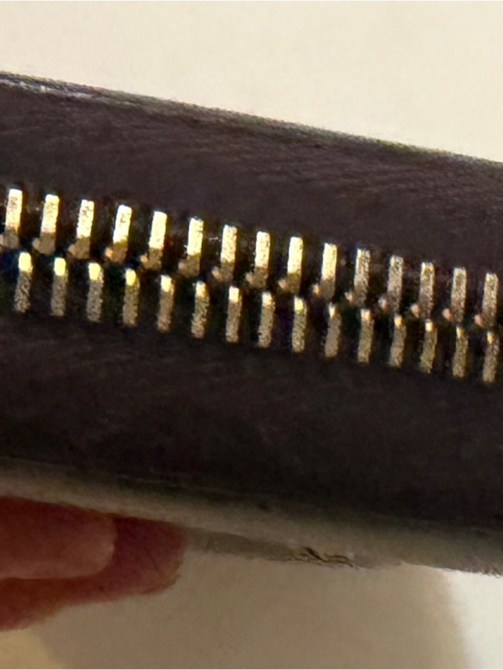 Saint Laurent Dark Brown Leather Wallet with Gold Y Hardware - Picture 9 of 15